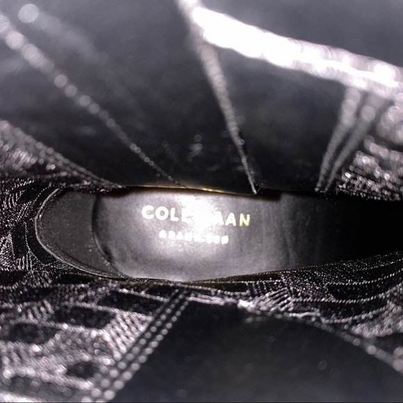 Cole Haan Leela Buckle Black Leather Moto Boot 6 1/2 - Picture 8 of 14